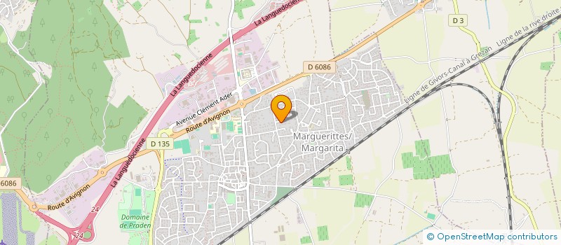 localisation de l'entreprise MONSIEUR FRANCK RICHARD  MARGUERITTES