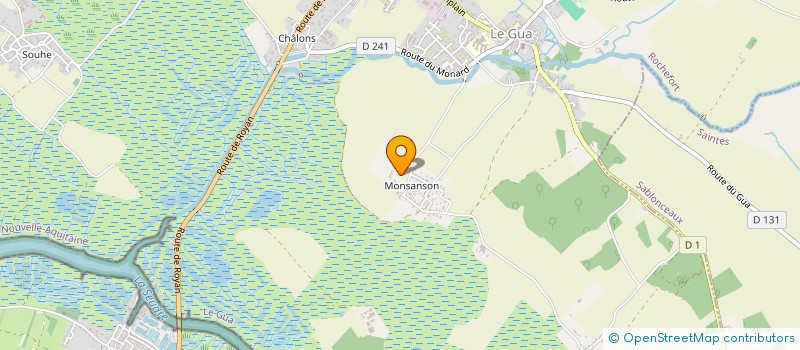 localisation de l'entreprise MONSIEUR FRANCK RICHARD-BERNARD  LE GUA