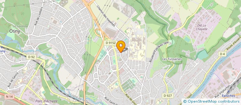 localisation de l'entreprise MONSIEUR FRANCK RIDEL  DOMONT