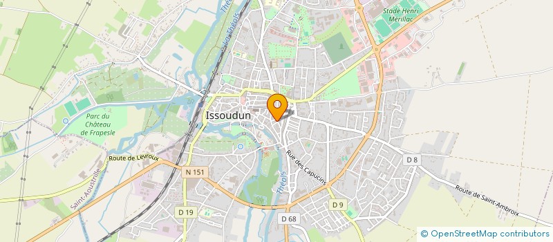 localisation de l'entreprise MONSIEUR FRANCK RIFFAUD à ISSOUDUN