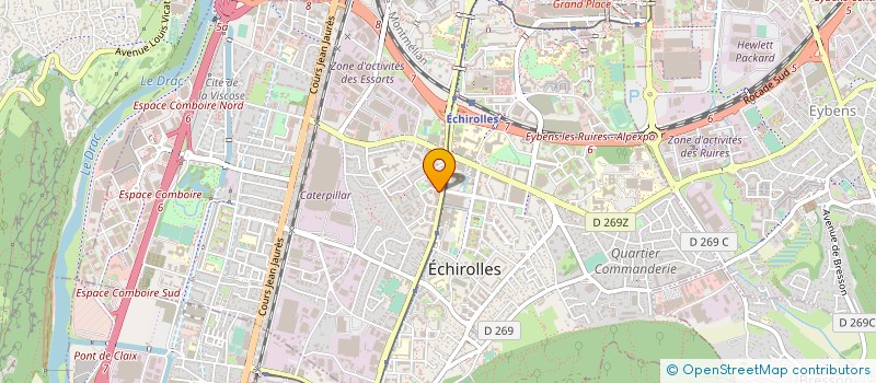 localisation de l'entreprise MONSIEUR FRANCK RIGNON  ECHIROLLES