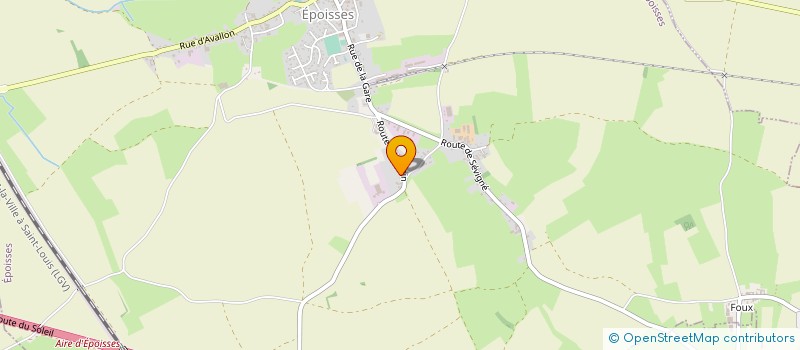 localisation de l'entreprise MONSIEUR FRANCK RIGOLET  EPOISSES