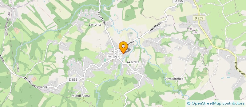 localisation de l'entreprise MONSIEUR FRANCK RIGOULOT  AHETZE