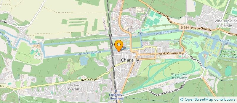 localisation de l'entreprise MONSIEUR FRANCK RISPAL  CHANTILLY