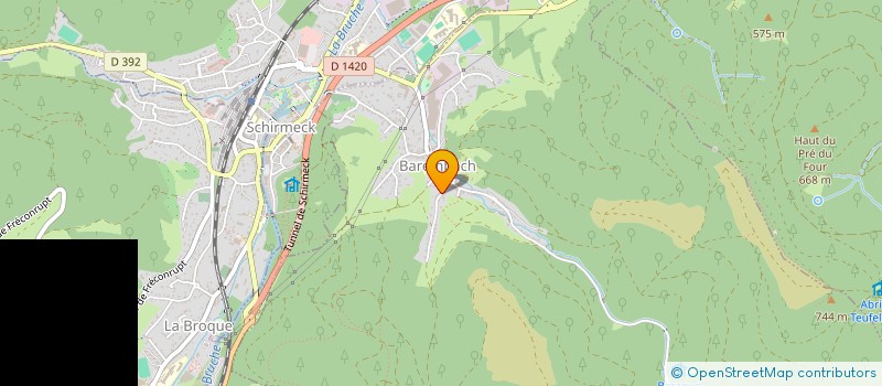 localisation de l'entreprise MONSIEUR FRANCK RITTER  LUTZELHOUSE