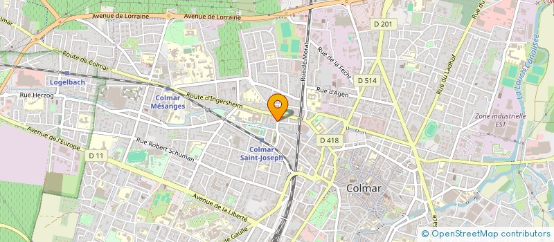 localisation de l'entreprise MONSIEUR FRANCK RITTIMANN  COLMAR