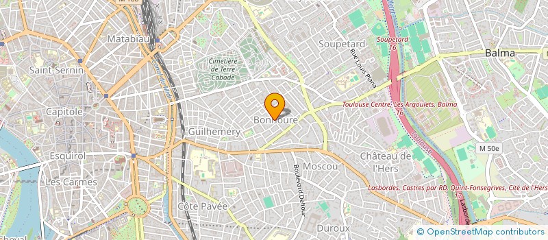 localisation de l'entreprise MONSIEUR FRANCK RIVET à TOULOUSE