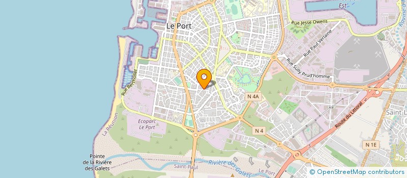 localisation de l'entreprise MONSIEUR FRANCK RIVIERE  LE PORT