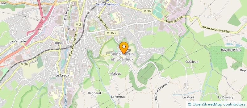 localisation de l'entreprise MONSIEUR FRANCK RIVOLLIER à SAINT-CHAMOND