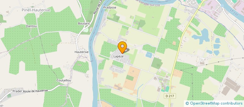 localisation de l'entreprise MONSIEUR FRANCK ROBELIN à SAINTE-LIVRADE-SUR-LOT