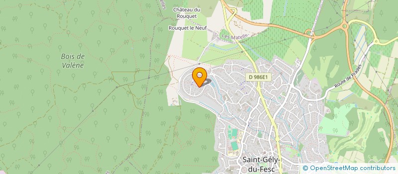 localisation de l'entreprise MONSIEUR FRANCK ROBIN  SAINT-GELY-DU-FESC