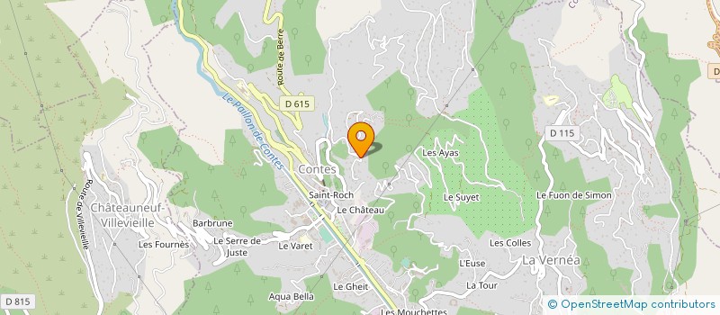 localisation de l'entreprise MONSIEUR FRANCK ROCCO  CONTES