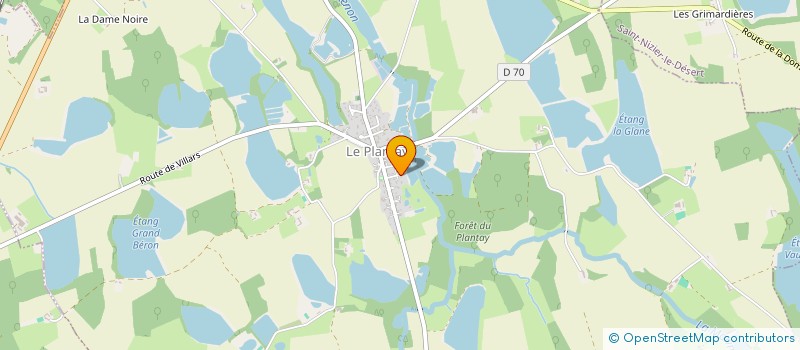 localisation de l'entreprise MONSIEUR FRANCK RODIER  LE PLANTAY