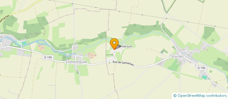 localisation de l'entreprise MONSIEUR FRANCK ROGNON  VISMES