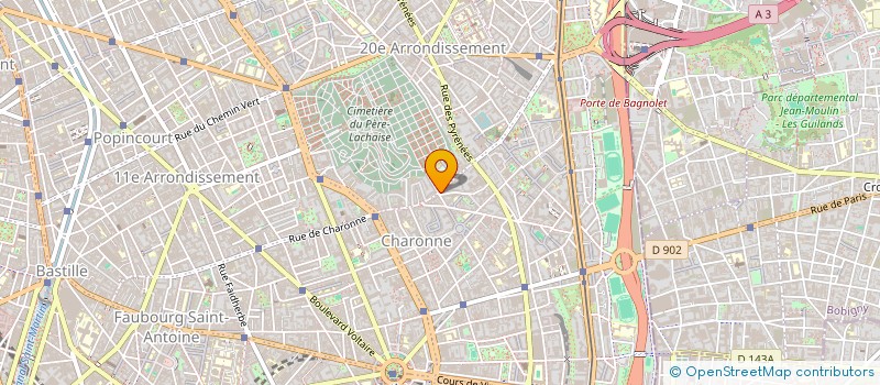 localisation de l'entreprise MONSIEUR FRANCK ROLLIN  PARIS