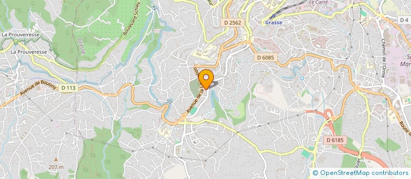 localisation de l'entreprise MONSIEUR FRANCK ROMEO  GRASSE