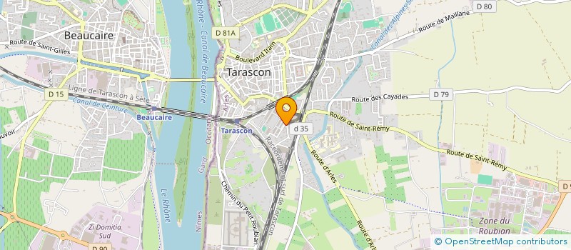 localisation de l'entreprise MONSIEUR FRANCK ROMERO  TARASCON