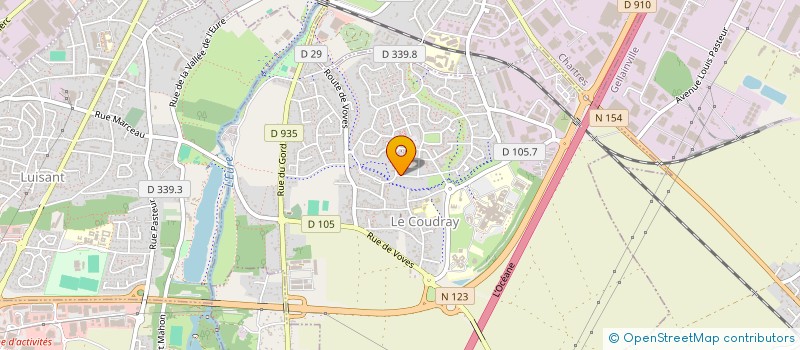 localisation de l'entreprise MONSIEUR FRANCK RONSSERAY à LE COUDRAY