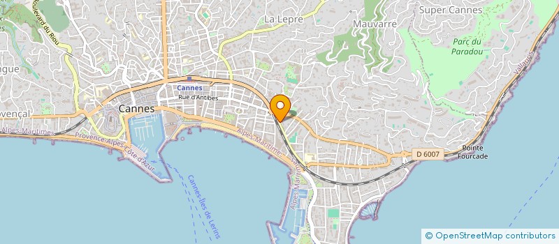 localisation de l'entreprise MONSIEUR FRANCK ROSIN  CANNES