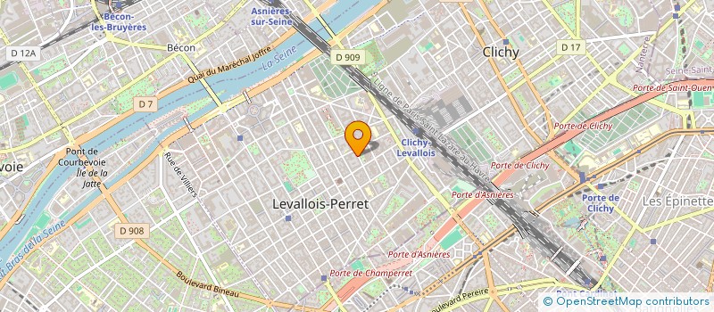 localisation de l'entreprise MONSIEUR FRANCK ROSSE à LEVALLOIS-PERRET