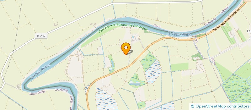 localisation de l'entreprise MONSIEUR FRANCK ROSSETTO  LES STES MARIES DE LA MER