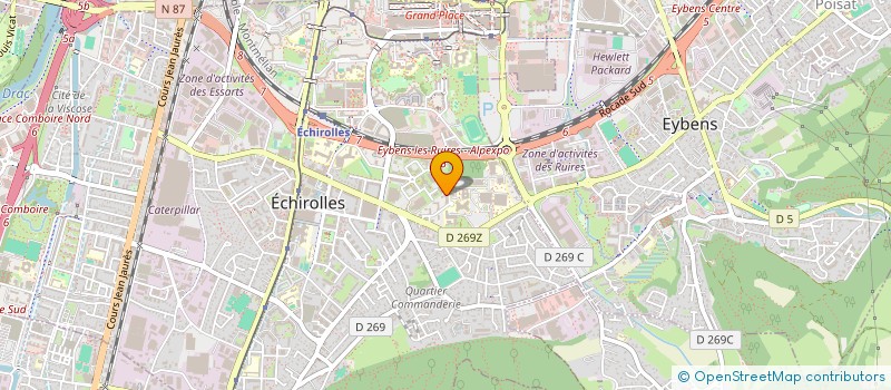 localisation de l'entreprise MONSIEUR FRANCK ROSSIGNOLI  ECHIROLLES