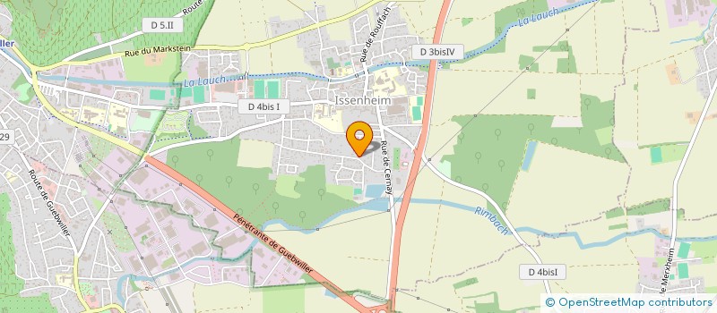 localisation de l'entreprise MONSIEUR FRANCK ROTH  ISSENHEIM