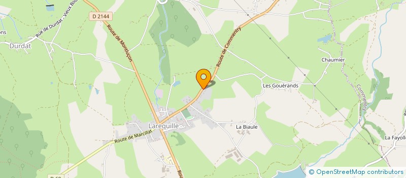 localisation de l'entreprise MONSIEUR FRANCK ROTTURA à DURDAT-LAREQUILLE