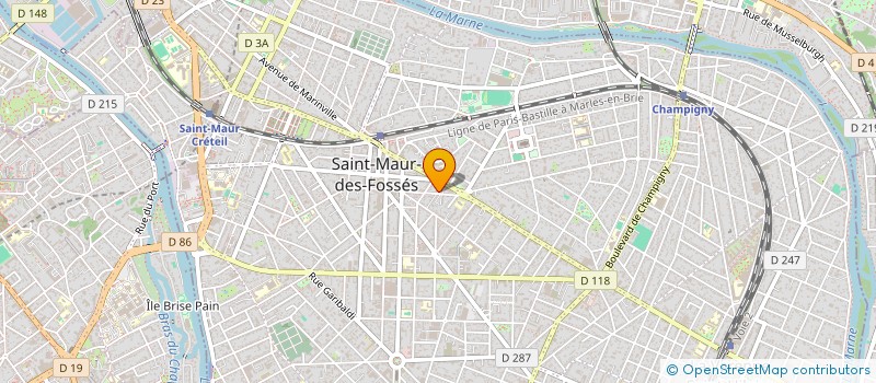 localisation de l'entreprise MONSIEUR FRANCK ROUBLIQUE à SAINT-MAUR-DES-FOSSES
