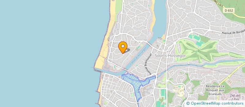 localisation de l'entreprise MONSIEUR FRANCK ROUCH  SOORTS-HOSSEGOR