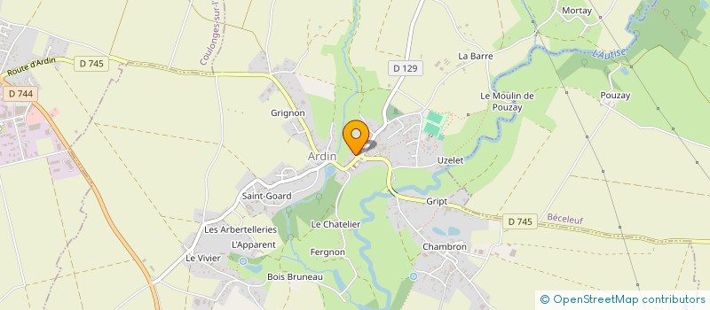 localisation de l'entreprise MONSIEUR FRANCK ROUCHIER à ARDIN