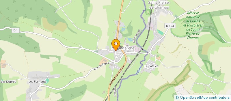 localisation de l'entreprise MONSIEUR FRANCK ROUET  NEUF-MARCHE