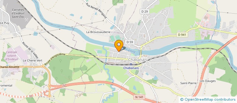 localisation de l'entreprise MONSIEUR FRANCK ROUGIER  CHABANAIS