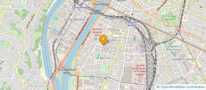 localisation de l'entreprise MONSIEUR FRANCK ROUILLOT  BRON