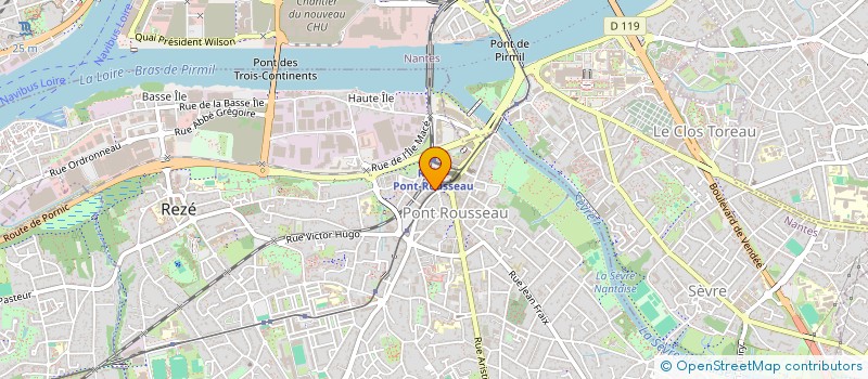 localisation de l'entreprise MONSIEUR FRANCK ROUSSEAU  REZE