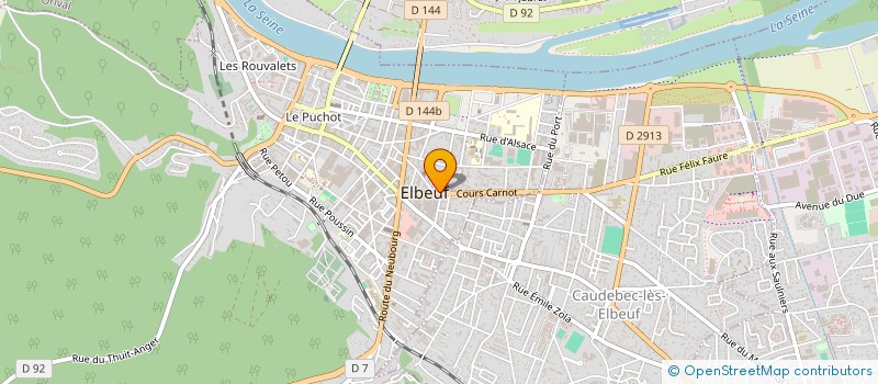 localisation de l'entreprise MONSIEUR FRANCK ROUSSEL  ELBEUF