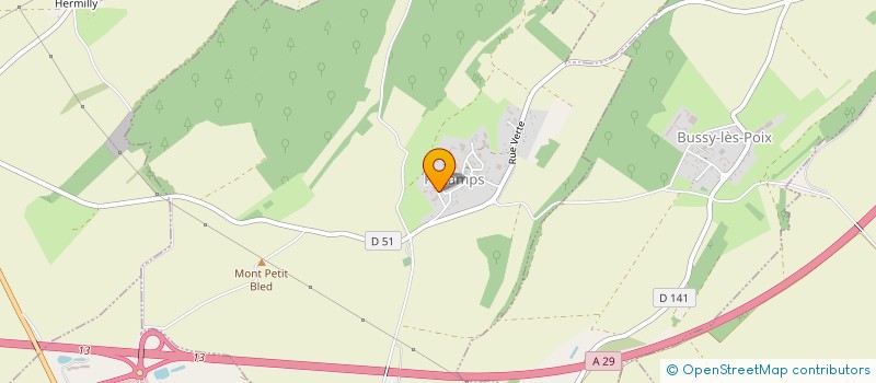 localisation de l'entreprise MONSIEUR FRANCK ROUSSEL  EQUENNES-ERAMECOURT