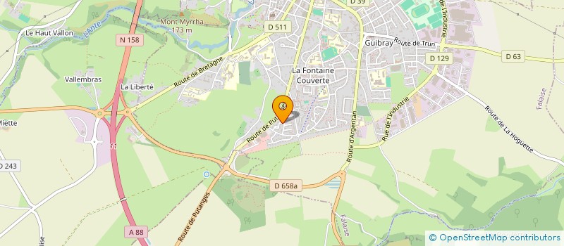 localisation de l'entreprise MONSIEUR FRANCK ROUXEL  FALAISE