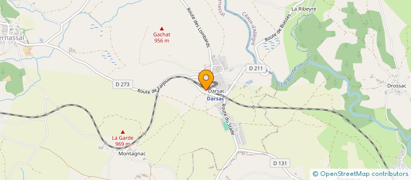 localisation de l'entreprise MONSIEUR FRANCK SABATIER  VERNASSAL