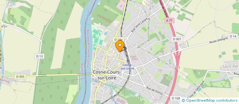 localisation de l'entreprise MONSIEUR FRANCK SABIEN à COSNE-COURS-SUR-LOIRE