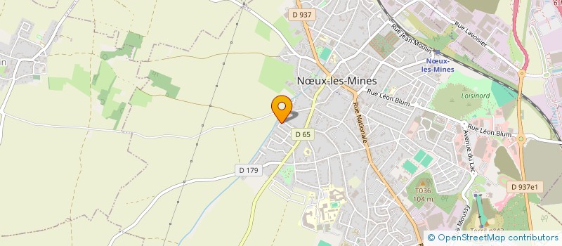 localisation de l'entreprise MONSIEUR FRANCK SADY  NUX-LES-MINES