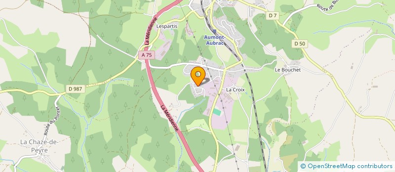 localisation de l'entreprise MONSIEUR FRANCK SAGNET  PEYRE EN AUBRAC