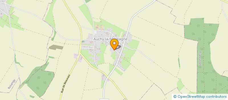 localisation de l'entreprise MONSIEUR FRANCK SAINT MARTIN  AUCHY-LA-MONTAGNE