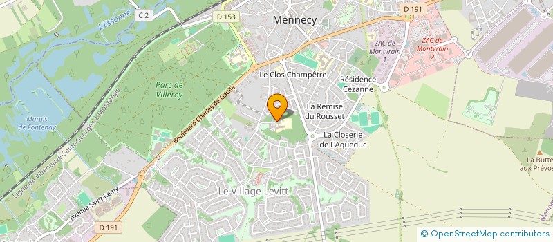 localisation de l'entreprise MONSIEUR FRANCK SAINT PRIX à MENNECY