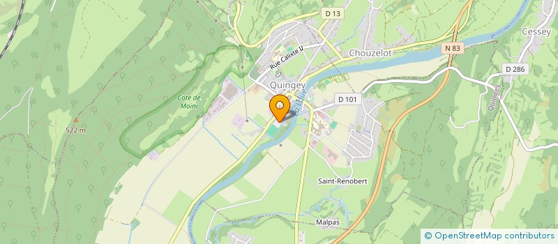 localisation de l'entreprise MONSIEUR FRANCK SALA à CHENECEY-BUILLON