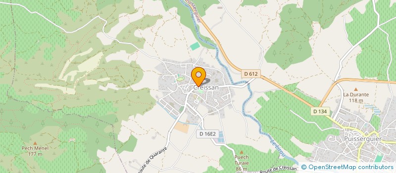 localisation de l'entreprise MONSIEUR FRANCK SALINAS  CREISSAN