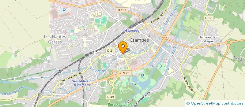 localisation de l'entreprise MONSIEUR FRANCK SALIVE à ETAMPES