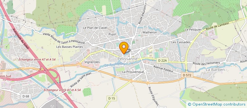 localisation de l'entreprise MONSIEUR FRANCK SALMON  PELISSANNE