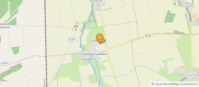 localisation de l'entreprise MONSIEUR FRANCK SALMON  MORTEAUX-COULIBUF