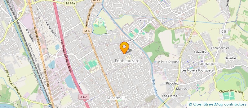 localisation de l'entreprise MONSIEUR FRANCK SALVADOR  FONBEAUZARD